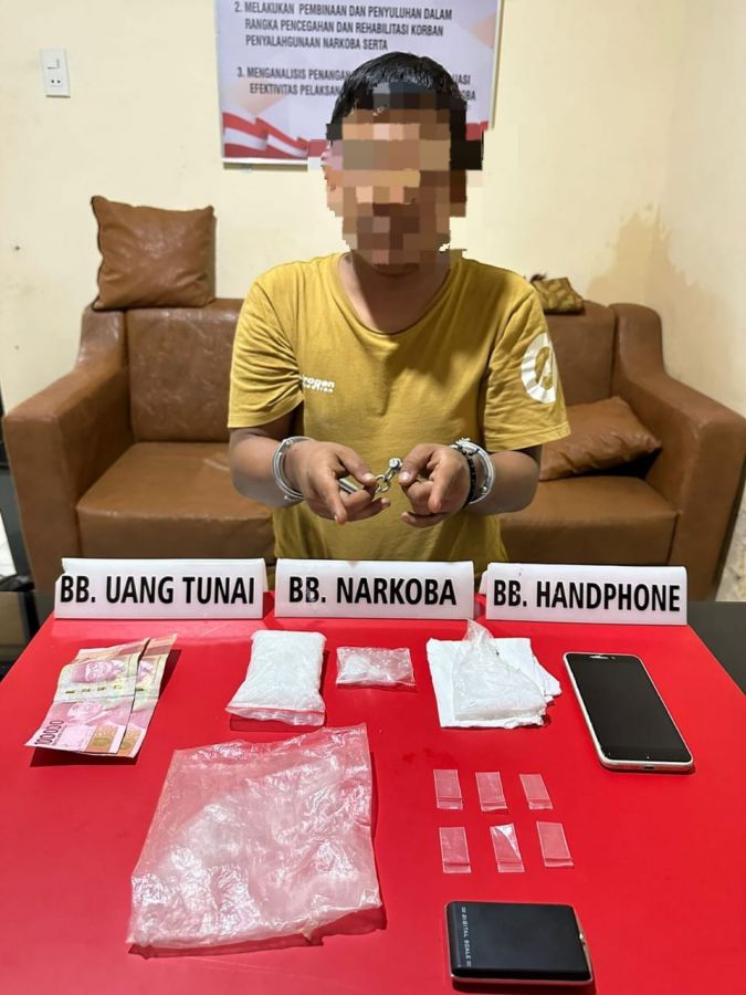 107.82 Gram Shabu-shabu Diamankan dari Warga Teratak