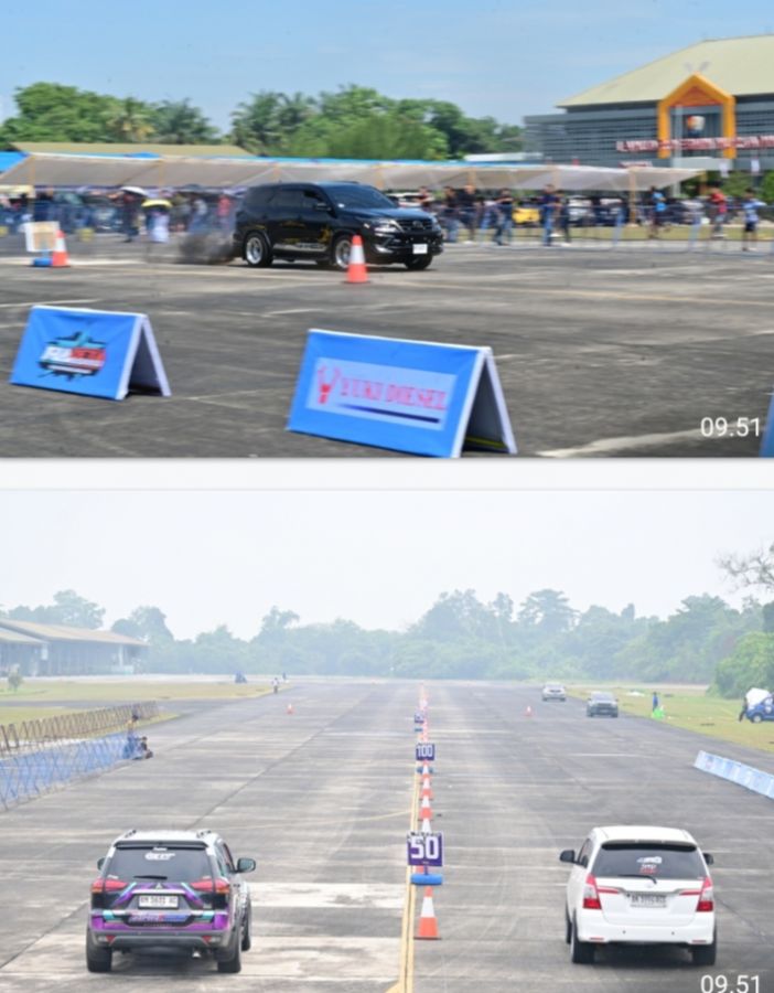 1500 lebih Starters Adu Kecepatan Pada Kejurnas Drag Race dan Drag Bike di Oto Fest Lanud RSN 2025