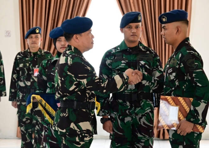 20 Bintara Skatek 045 Lanud RSN Resmi Tuntaskan Latihan Kerja Sistem Pneudraulik Hawk 100/200