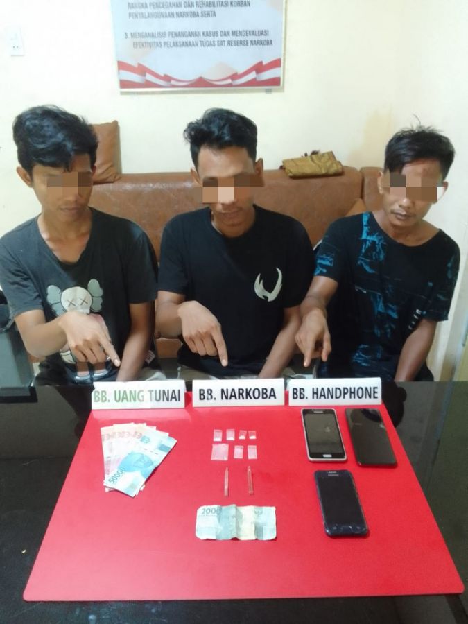 3 Pelaku Narkoba Diringkus Tim Ojoloyo di Kasikan