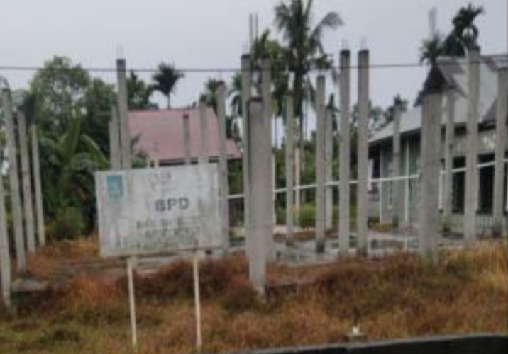 Adanya Dugaan Mark Up Anggaran Pembangunan Gedung BPD Desa Wonosari