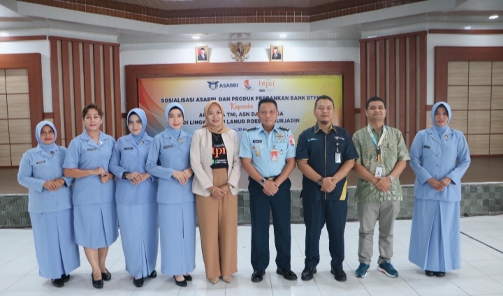 Asabri dan Bank BTPN Adakan Sosialisasi di Lanud Roesmin Nurjadin