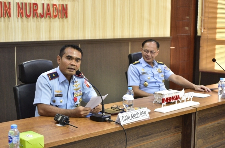 Awali Pemeriksaan di Lanud Roesmin Nurjadin, Itkoopsudnas Laksanakan Entry Meeting