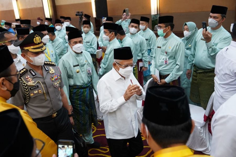 Bank Riau Kepri Resmi Jadi BRK Syariah, Ini Tiga Poin Arahan Wapres RI