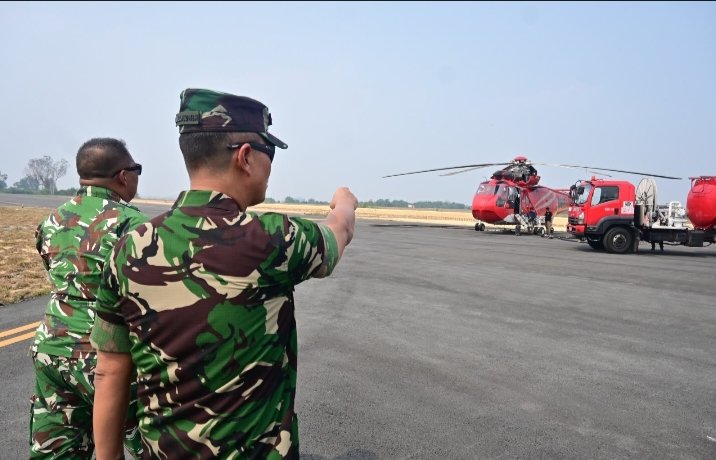 Baseops Lanud Rsn, Garda Pendukung Operasi Satgas Udara Karhutla Riau