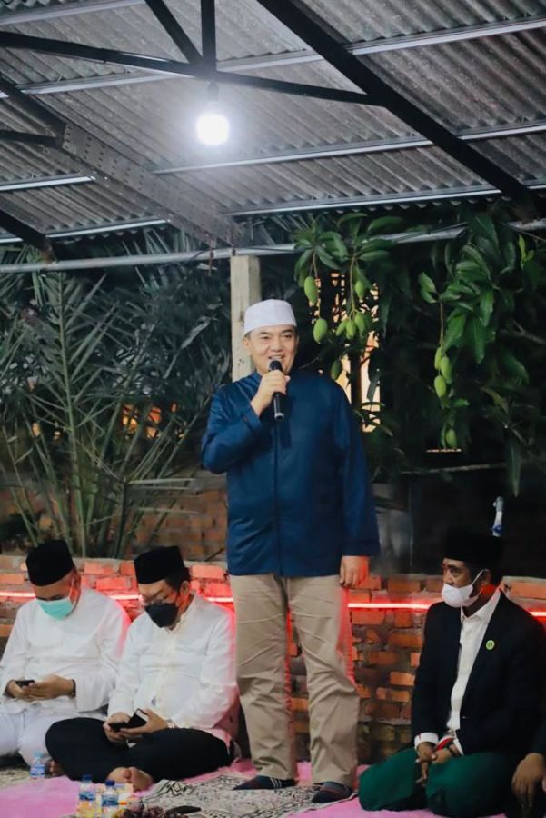 Bersama Kyai dan 500 Anak Yatim, Kapolda Riau Hadiri Doa Bersama Pengurus NU Wilayah Riau