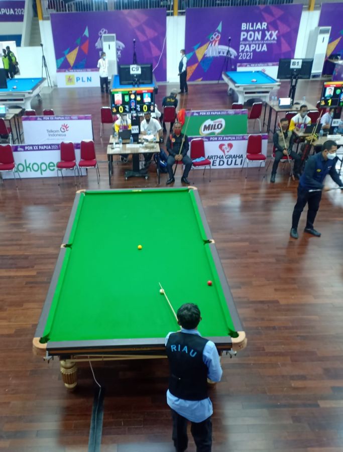 Billiard Riau Pertahankan Tradisi Medali Setiap PON