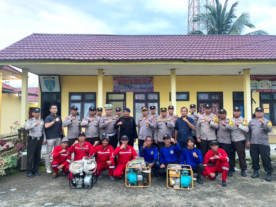 Cegah Karhutla, Tim Asistensi dan Supervisi Kabag Ops Satbrimob Polda Riau Datangi Polres