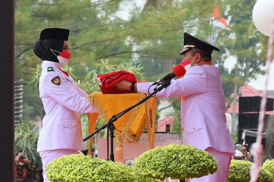 Dalanud Rsn Hadiri Upacara Pengibaran Bendera Merah Putih