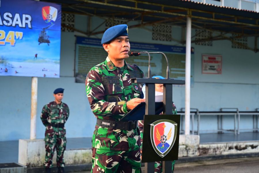Danlanud Roesmin Nurjadin Buka Latihan Survival Dasar Lancang Kuning 24
