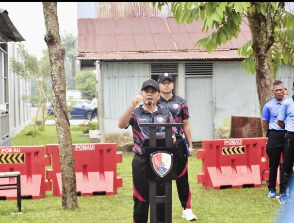 Danlanud Roesmin Nurjadin Buka Turnamen Bola Voli HUT Ke-78 POMAU