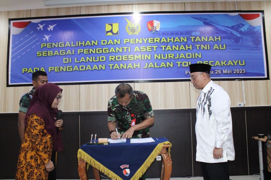 Danlanud Roesmin Nurjadin: Ganti Rugi Tanah Untuk Kekuatan Pertahanan dan Keamanan Negara