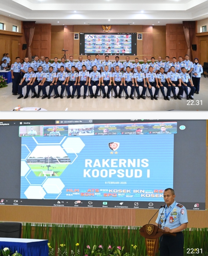 Danlanud Roesmin Nurjadin Hadiri Rakernisops Koops Udara I