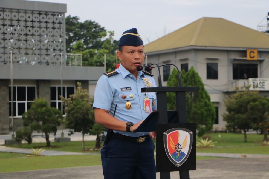 Danlanud Roesmin Nurjadin : Jaga Sinergitas dan Komunikasi TNI-Polri Dalam Pengamanan Pemilu 2024