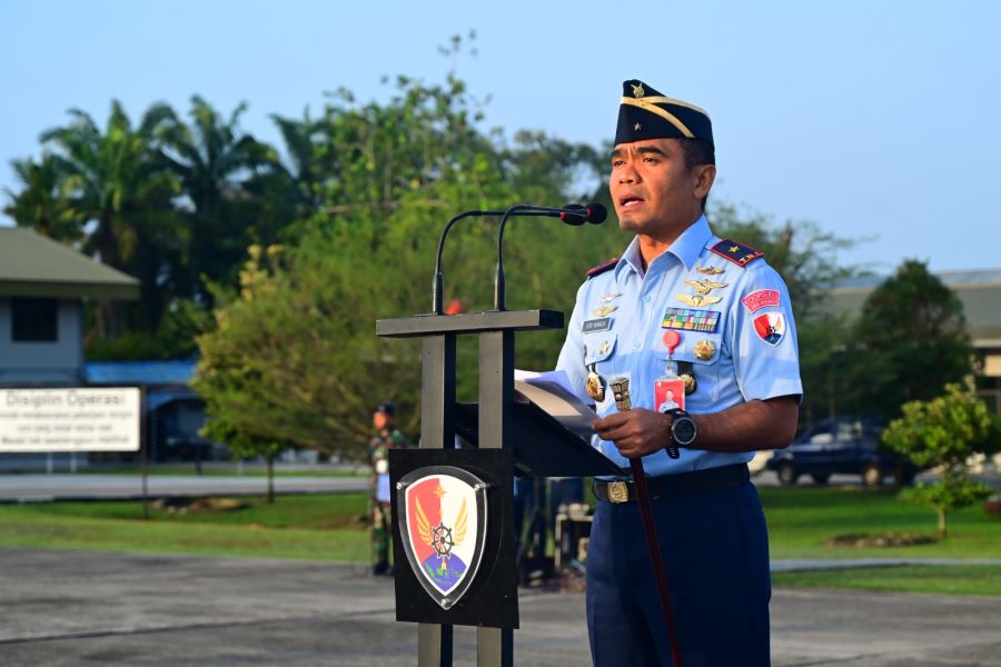Danlanud Roesmin Nurjadin Pimpin Apel Luar Biasa Peringati HUT Koopsudnas