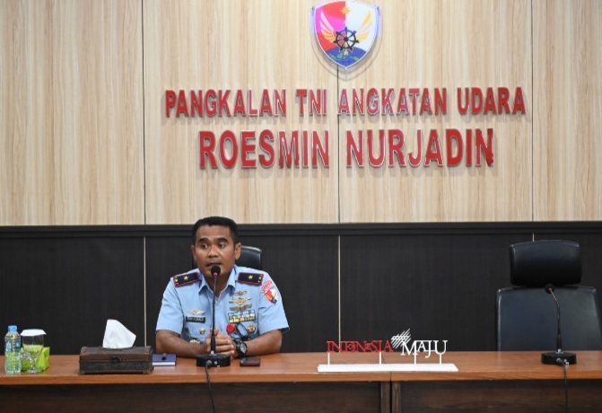 Danlanud Roesmin Nurjadin Pimpin Rapat Staf, Evaluasi Kinerja dan Persiapkan Agenda Penting