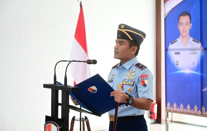 Danlanud Roesmin Nurjadin Pimpin Sertijab Kadisops, Tekankan Profesionalisme dan Dedikasi