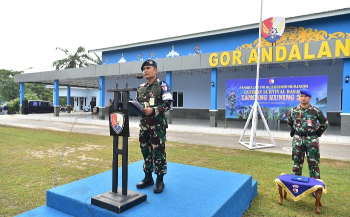 Danlanud Roesmin Nurjadin Resmi Buka Latihan Survival Dasar “Lancang Kuning-25”