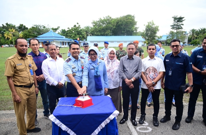 Danlanud Roesmin Nurjadin Resmikan Renovasi GOR Andalan: Simbol Kebersamaan dan Gaya Hidup Sehat