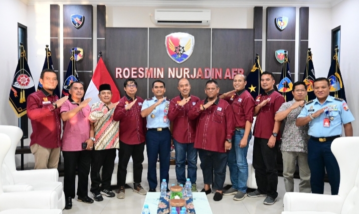 Danlanud Roesmin Nurjadin Terima Audiensi Pengurus Gempar dan AKLI
