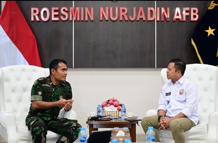 Danlanud Roesmin Nurjadin Terima Silaturahmi PII Provinsi Riau