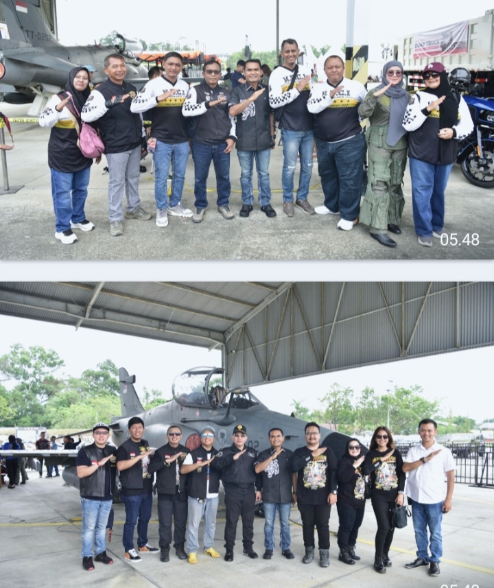 Danlanud Roesmin Nurjadin Tinjau Event Sumatera Bike Week ke-6 Tahun 2024
