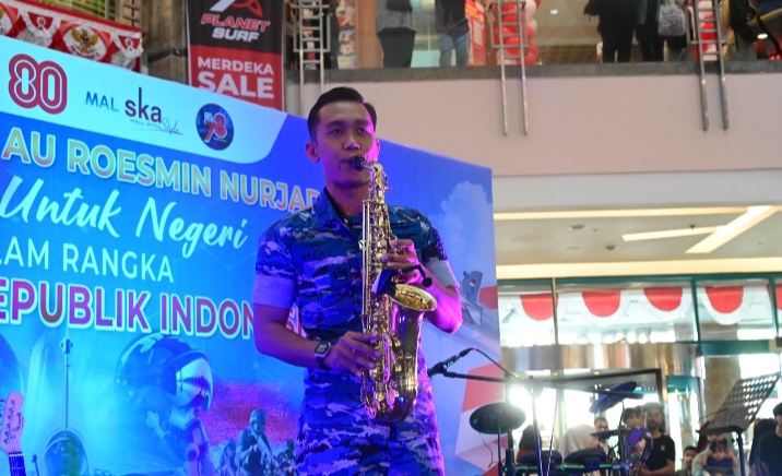 Danlanud RSN Apresiasi Suksesnya Pameran ‘Bakti Untuk Negeri’ di Mall SKA