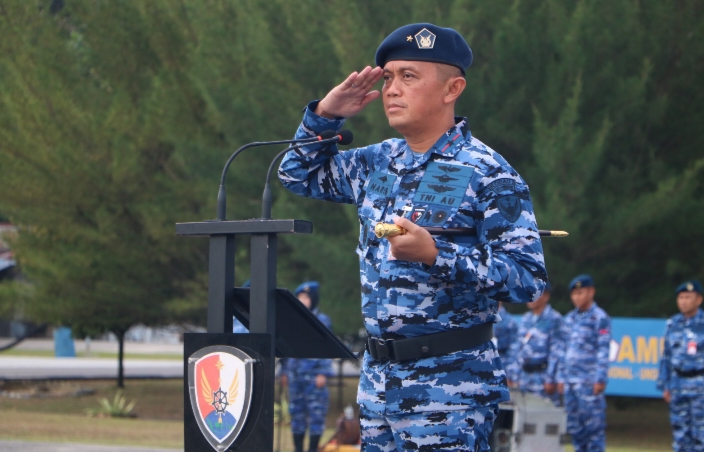 Danlanud RSN Bacakan Amanat Kasau: Modernisasi Alutsista Harus Dibarengi Dengan SDM Yang Unggul