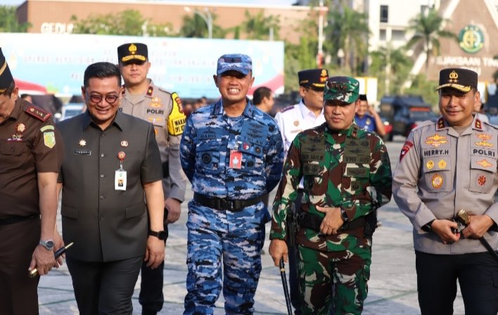 Danlanud RSN Hadiri Apel Gelar Pasukan Operasi Ketupat Lancang Kuning 2026