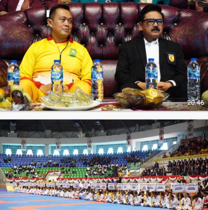 Danlanud RSN Hadiri Kejurnas Karate PB FORKI III dan Piala Gubernur Riau