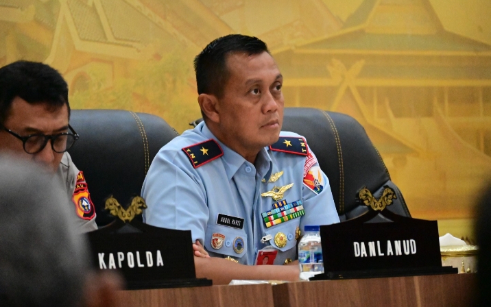Danlanud RSN Hadiri Rakor Mitigasi Bencana dan Pengendalian Inflasi Jelang Nataru 2026