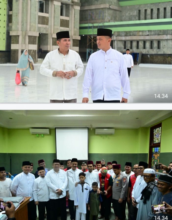 Danlanud RSN Hadiri Tabligh Akbar di Masjid Raya An Nur, UAS Ajak Jamaah Hijrah Menuju Kebaikan