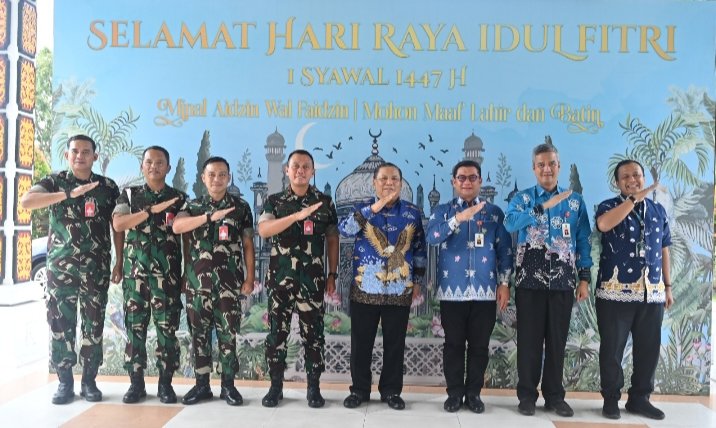 Danlanud RSN Jalin Silaturahmi dengan PLT. Gubri, Perkuat Sinergi TNI AU dan Pemerintah Daerah