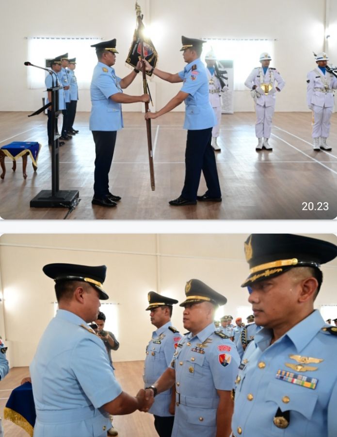 Danlanud RSN Pimpin Sertijab Sejumlah Pejabat Strategis