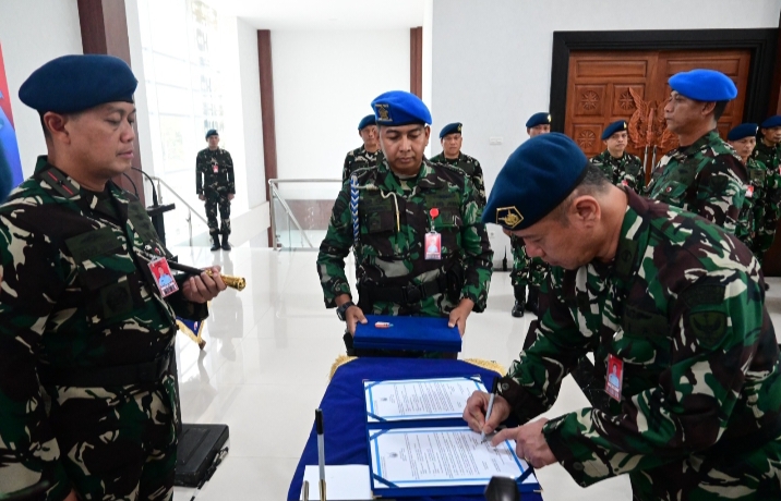 Danlanud RSN Pimpin Upacara Penyerahan Jabatan Dansathanlan dan Sertijab Ka RSAU dr. Sukirman