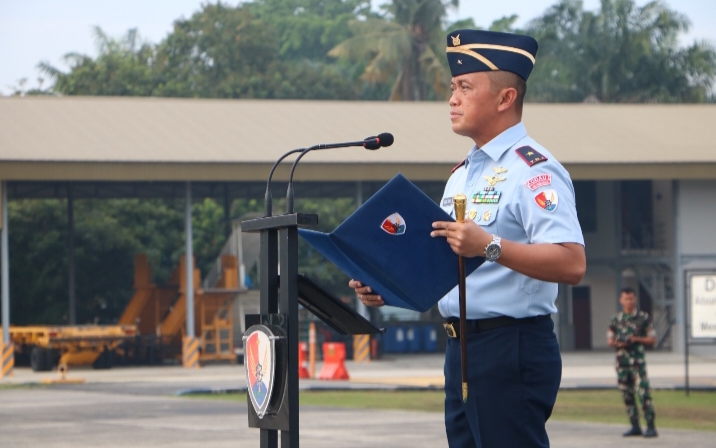 Danlanud RSN Pimpin Upacara Peringatan Hari Sumpah Pemuda ke-97
