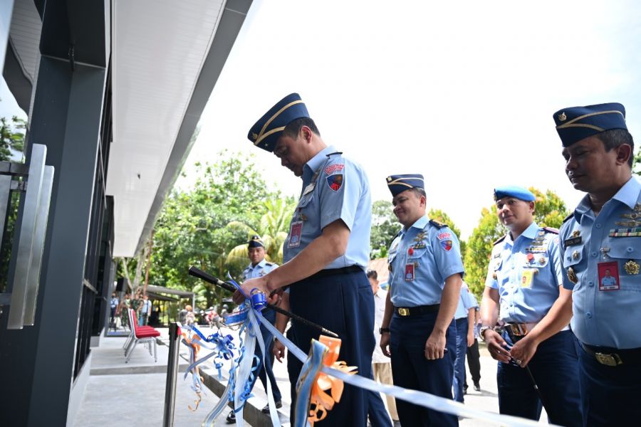 Danlanud Rsn Resmikan Renovasi Kantor DAAU dan Shelter PK 