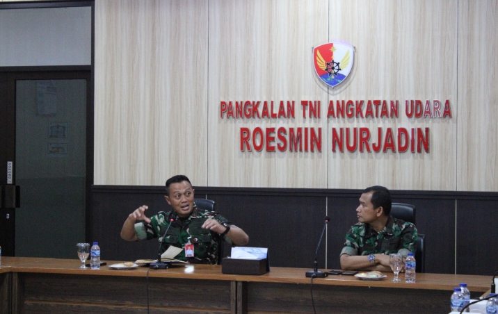 Danlanud RSN Tekankan Profesionalisme dan Peningkatan Budaya Safety (Lambangja) dalam Rapat Staf