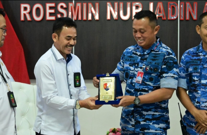 Danlanud RSN Terima Kunjungan Silaturahmi Ketua PTUN Pekanbaru