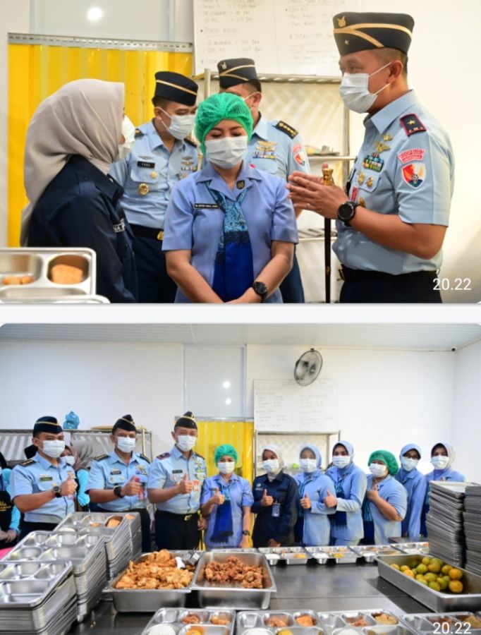 Dapur SPPG TNI AU Pertama di Luar Pulau Jawa Resmi Beroperasi