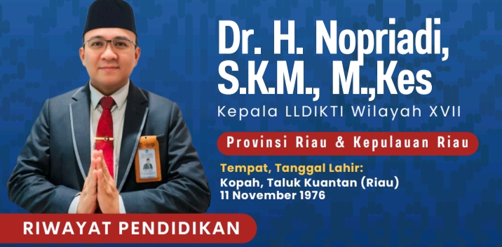 Dr. H. Nopriadi,SKM, M.Kes: Sosok Tepat Jadi Rektor Universitas Riau
