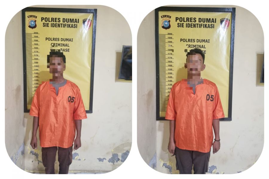 Dua orang security PT  Sari Dumai Oleo berurusan dengan pihak kepolisian diduga mencuri kabel