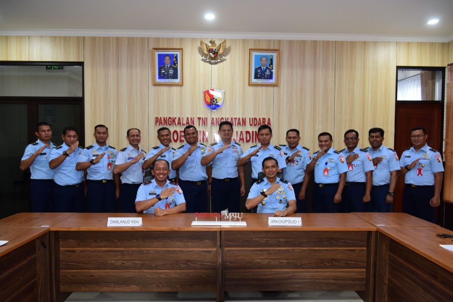 Exit briefing Wasrikkap Itkoopsud 1 Tahun 2023 di Lanud Rsn