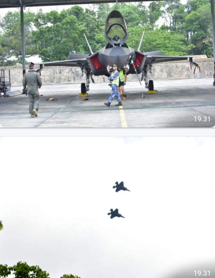 F-35 Lightning II RAAF Tiba di Lanud RSN, Elang Ausindo 2025 Siap Dimulai