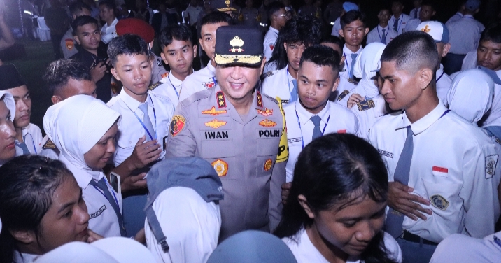 Gebrakan Polda Kalteng Bentuk Polisi Siswa, Saling Jaga Demi Keamanan Sekolah