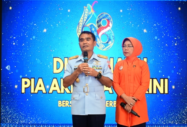 Hadir di Syukuran HUT ke-68 Pia Ardhya Garini, Pembina Harian Bagikan Hadiah Umroh Gratis