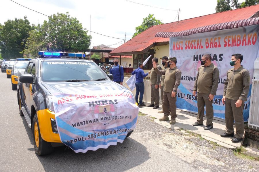 Humas-WMPR Peduli, Salurkan Ratusan Paket Sembako