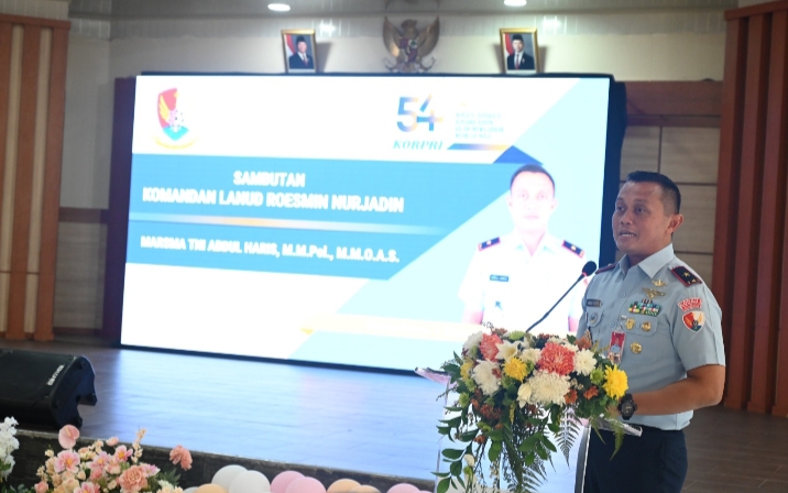 HUT Ke-54 Korpri di Lanud RSN, Syukuran Penuh Keakraban Perkuat Semangat Pengabdian ASN