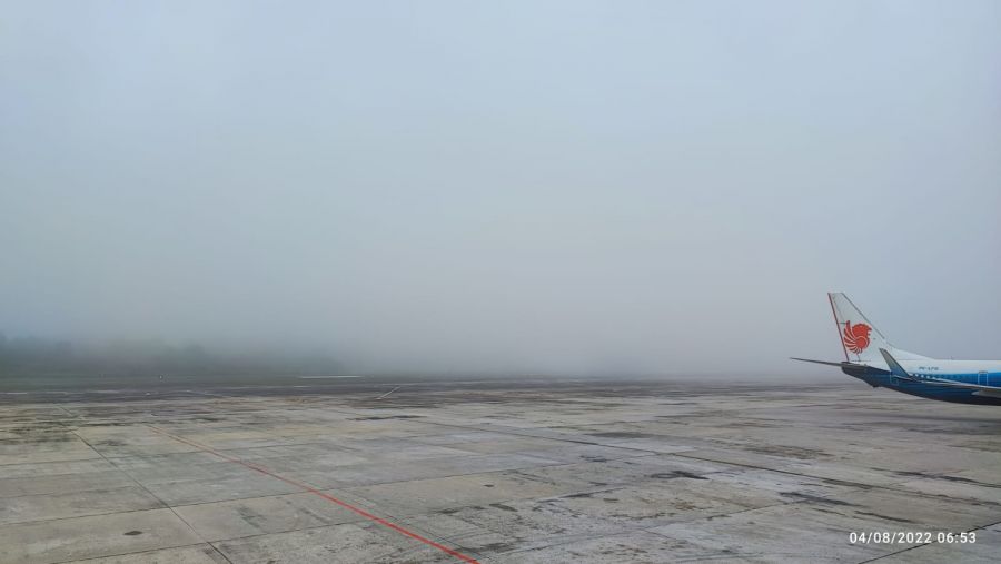 Kabut Tebal, Pendaratan Pesawat ke Pekanbaru Terpaksa Dialihkan