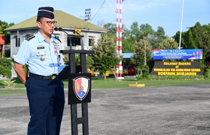 Kadislog Lanud Roesmin Nurjadin: Jaga Kebersihan dan Budayakan Hidup Sehat
